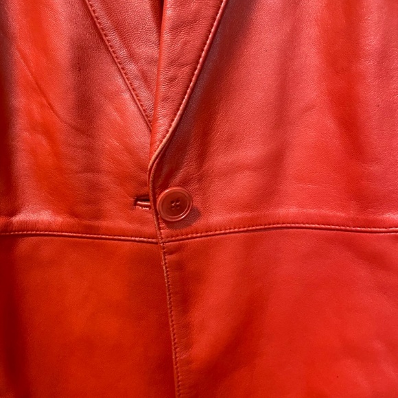 Valerie Stevens Size XL Red Women’s Leather Jacket - Picture 4 of 12